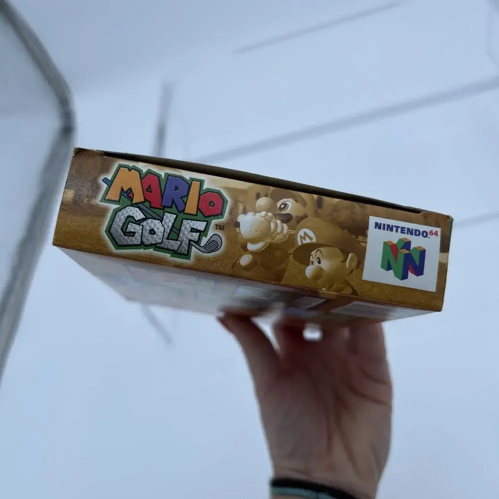 Mario Golf N64 Nintendo 64 Very Rare, Original Box Complete In Box + Case